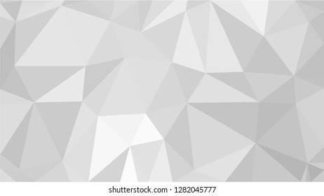 White Polygonal Mosaic Background, Low Poly Style, Vector illustration, Business Design Templates