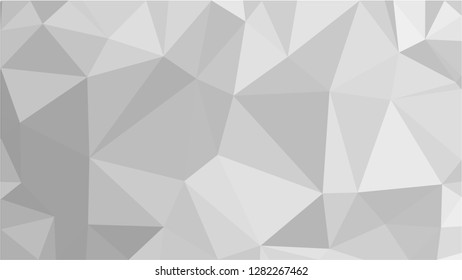 White Polygonal Mosaic Background, Low Poly Style, Vector illustration, Business Design Templates