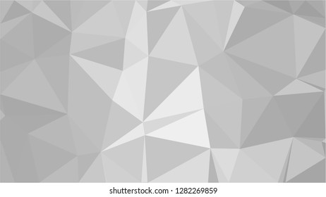 White Polygonal Mosaic Background, Low Poly Style, Vector illustration, Business Design Templates