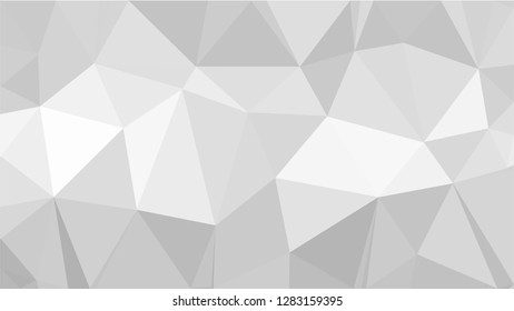 White Polygonal Mosaic Background, Low Poly Style, Vector illustration, Business Design Templates