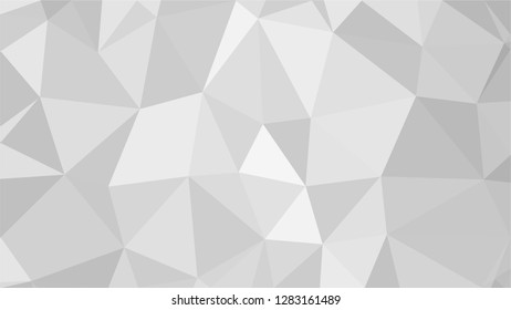 White Polygonal Mosaic Background, Low Poly Style, Vector illustration, Business Design Templates