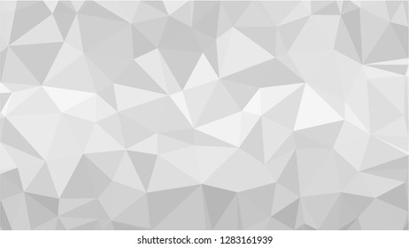 White Polygonal Mosaic Background, Low Poly Style, Vector illustration, Business Design Templates