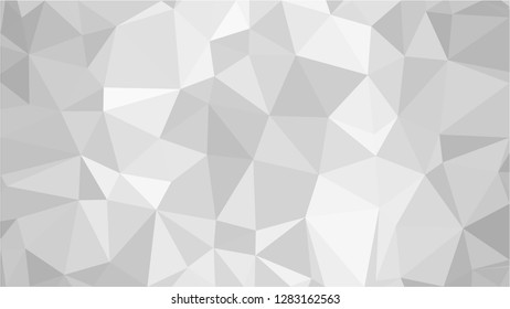 White Polygonal Mosaic Background, Low Poly Style, Vector illustration, Business Design Templates