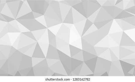 White Polygonal Mosaic Background, Low Poly Style, Vector illustration, Business Design Templates