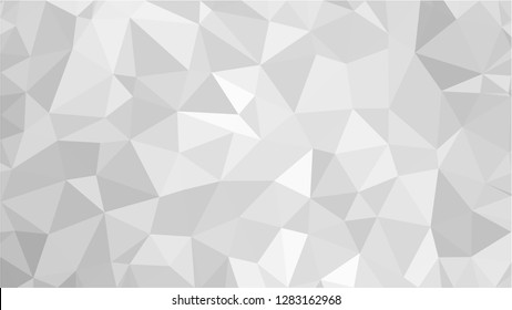Fondo del mosaico del polígono blanco, estilo de polo bajo, ilustración del vector, plantillas de diseño empresarial