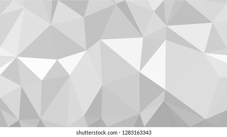White Polygonal Mosaic Background, Low Poly Style, Vector illustration, Business Design Templates