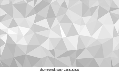 White Polygonal Mosaic Background, Low Poly Style, Vector illustration, Business Design Templates