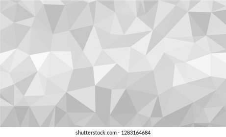 White Polygonal Mosaic Background, Low Poly Style, Vector illustration, Business Design Templates