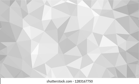 White Polygonal Mosaic Background, Low Poly Style, Vector illustration, Business Design Templates