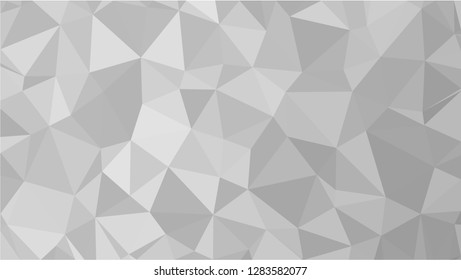 White Polygonal Mosaic Background, Low Poly Style, Vector illustration, Business Design Templates