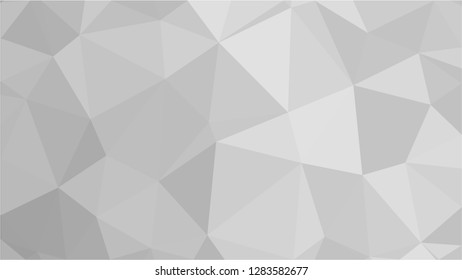 White Polygonal Mosaic Background, Low Poly Style, Vector illustration, Business Design Templates