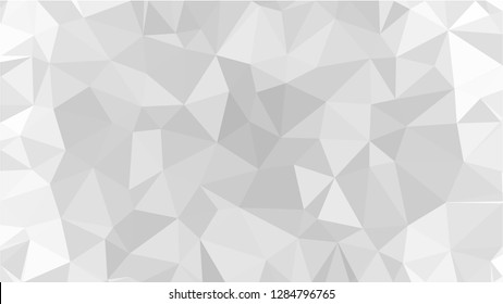 White Polygonal Mosaic Background, Low Poly Style, Vector illustration, Business Design Templates