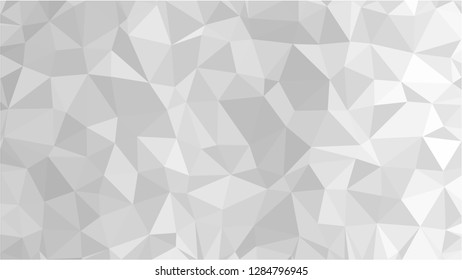 White Polygonal Mosaic Background, Low Poly Style, Vector illustration, Business Design Templates