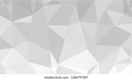 White Polygonal Mosaic Background, Low Poly Style, Vector illustration, Business Design Templates