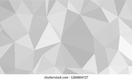 White Polygonal Mosaic Background, Low Poly Style, Vector illustration, Business Design Templates