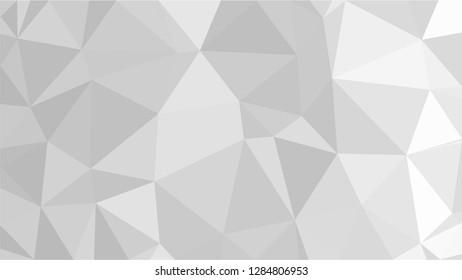 White Polygonal Mosaic Background, Low Poly Style, Vector illustration, Business Design Templates