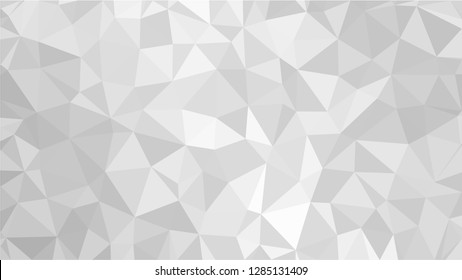 White Polygonal Mosaic Background, Low Poly Style, Vector illustration, Business Design Templates