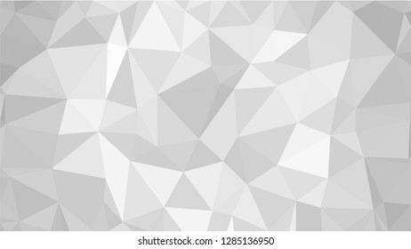White Polygonal Mosaic Background, Low Poly Style, Vector illustration, Business Design Templates