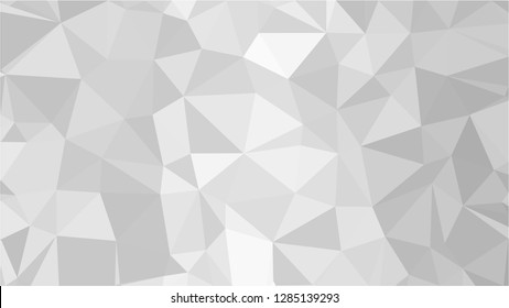 White Polygonal Mosaic Background, Low Poly Style, Vector illustration, Business Design Templates