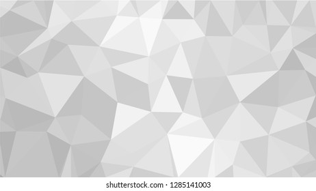 White Polygonal Mosaic Background, Low Poly Style, Vector illustration, Business Design Templates