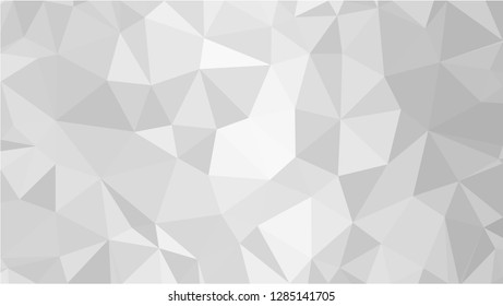 White Polygonal Mosaic Background, Low Poly Style, Vector illustration, Business Design Templates