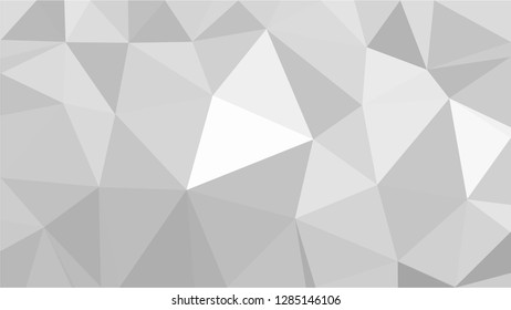 White Polygonal Mosaic Background, Low Poly Style, Vector illustration, Business Design Templates