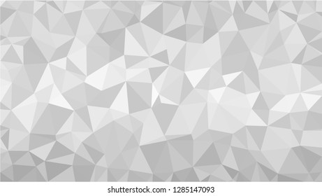 White Polygonal Mosaic Background, Low Poly Style, Vector illustration, Business Design Templates