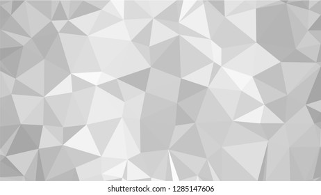 White Polygonal Mosaic Background, Low Poly Style, Vector illustration, Business Design Templates