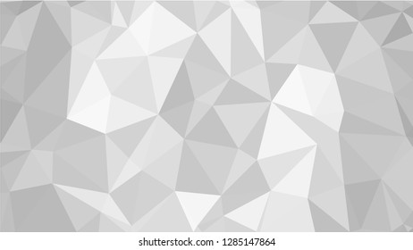 White Polygonal Mosaic Background, Low Poly Style, Vector illustration, Business Design Templates