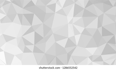 White Polygonal Mosaic Background, Low Poly Style, Vector illustration, Business Design Templates
