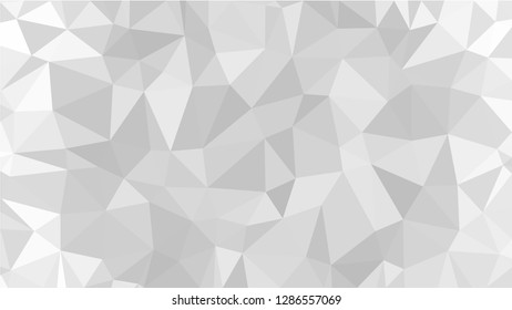 White Polygonal Mosaic Background, Low Poly Style, Vector illustration, Business Design Templates