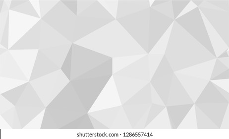 White Polygonal Mosaic Background, Low Poly Style, Vector illustration, Business Design Templates