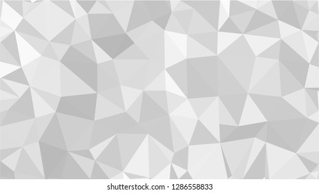 White Polygonal Mosaic Background, Low Poly Style, Vector illustration, Business Design Templates