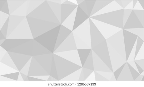 White Polygonal Mosaic Background, Low Poly Style, Vector illustration, Business Design Templates