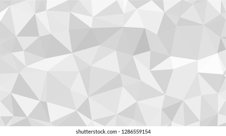 White Polygonal Mosaic Background, Low Poly Style, Vector illustration, Business Design Templates