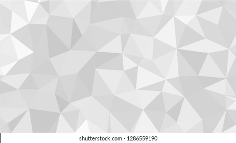 White Polygonal Mosaic Background, Low Poly Style, Vector illustration, Business Design Templates