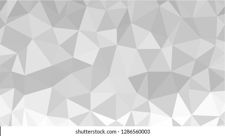 White Polygonal Mosaic Background, Low Poly Style, Vector illustration, Business Design Templates