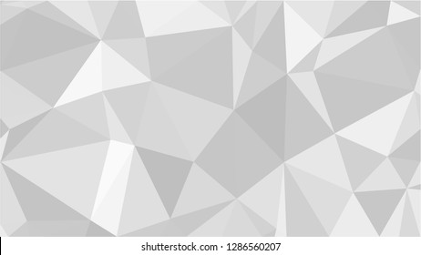 White Polygonal Mosaic Background, Low Poly Style, Vector illustration, Business Design Templates