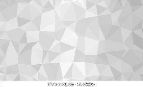 White Polygonal Mosaic Background, Low Poly Style, Vector illustration, Business Design Templates