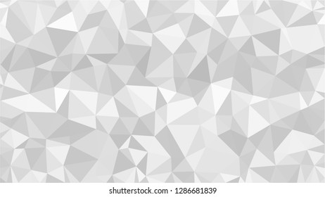White Polygonal Mosaic Background, Low Poly Style, Vector illustration, Business Design Templates