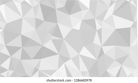 White Polygonal Mosaic Background, Low Poly Style, Vector illustration, Business Design Templates
