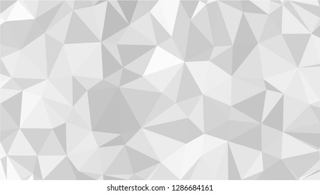 White Polygonal Mosaic Background, Low Poly Style, Vector illustration, Business Design Templates