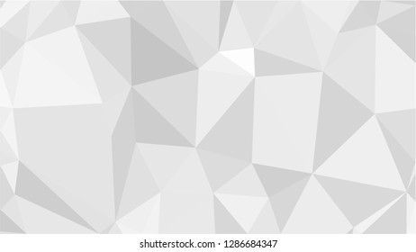 White Polygonal Mosaic Background, Low Poly Style, Vector illustration, Business Design Templates