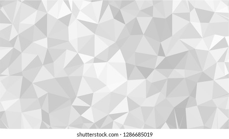 White Polygonal Mosaic Background, Low Poly Style, Vector illustration, Business Design Templates