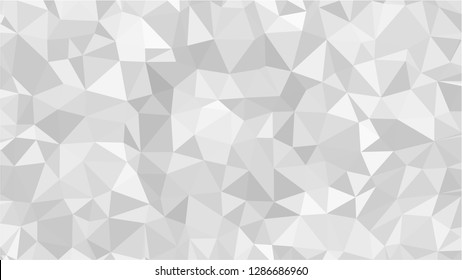 White Polygonal Mosaic Background, Low Poly Style, Vector illustration, Business Design Templates