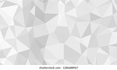 White Polygonal Mosaic Background, Low Poly Style, Vector illustration, Business Design Templates