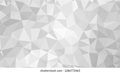 White Polygonal Mosaic Background, Low Poly Style, Vector illustration, Business Design Templates