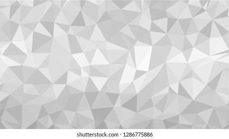 White Polygonal Mosaic Background, Low Poly Style, Vector illustration, Business Design Templates