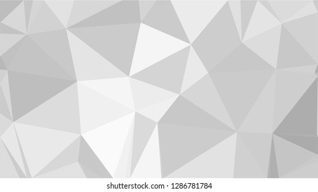 White Polygonal Mosaic Background, Low Poly Style, Vector illustration, Business Design Templates
