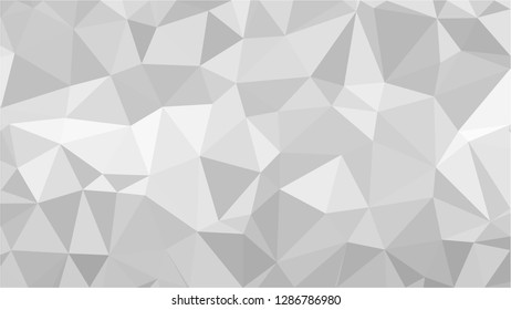White Polygonal Mosaic Background, Low Poly Style, Vector illustration, Business Design Templates